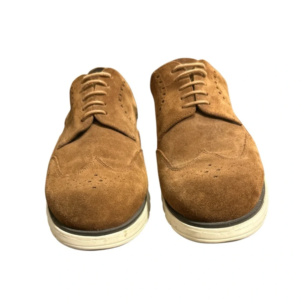 Charles Tyrwhitt Men's Brown Suede Loafer, Wingtip Sneakers, Derby Size 10